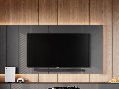 Quelle est la hauteur droite du meuble TV dans le salon?